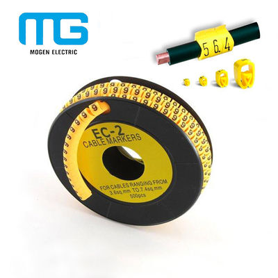 الصين EC-1 كابل ماركر الأكمام / كليب كابل ماركر / PVC كابل ماركر ملحقات الكابلات المزود